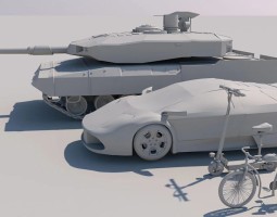 坦克/兰博基尼/电动车/自行车