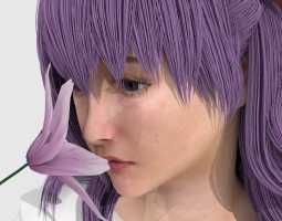 Fate 系列间桐樱角色同人3D设计建模