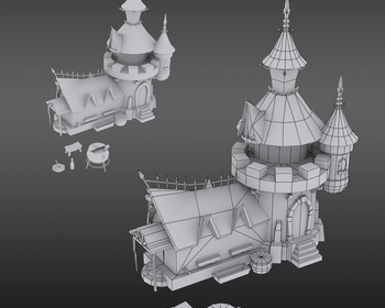 3Dmax游戏场景模型制作